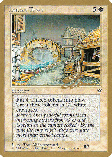 Icatian Town (Eric Tam) (SB) [Pro Tour Collector Set]