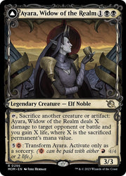 Ayara, Widow of the Realm // Ayara, Furnace Queen (Showcase Planar Booster Fun) [March of the Machine] 