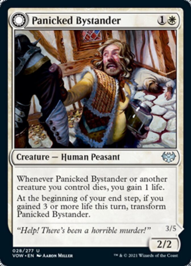 Panicked Bystander // Cackling Culprit [Innistrad: Crimson Vow] 