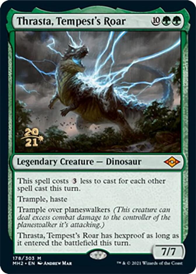 Thrasta, Tempest's Roar [Modern Horizons 2 Prerelease Promos] 