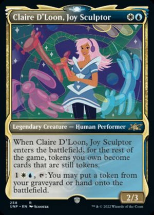 Claire D'Loon, Joy Sculptor (Showcase) [Unfinity] 