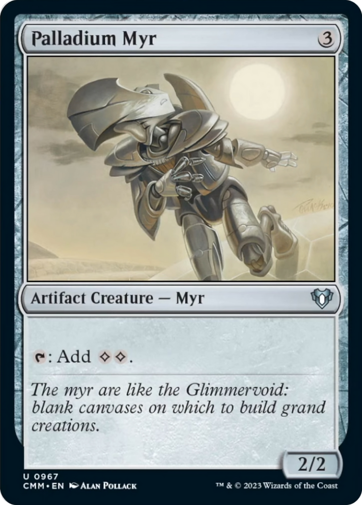 Palladium Myr [Commander Masters] 