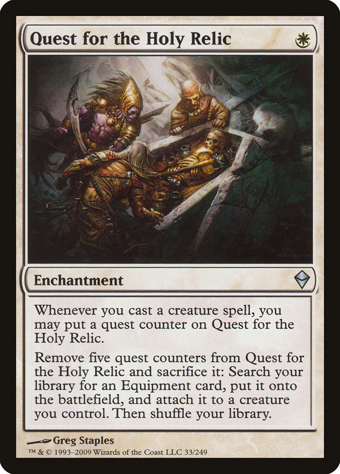 Quest for the Holy Relic [Zendikar] 