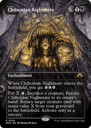Chthonian Nightmare (Borderless) [Modern Horizons 3] 