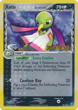 Xatu (25/101) (Delta Species) (Stamped) [EX: Dragon Frontiers] 