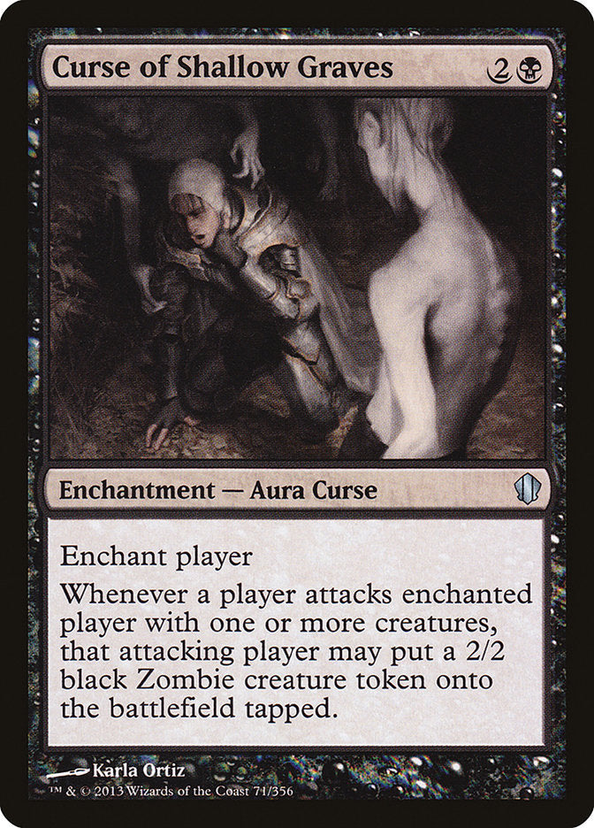 Curse of Shallow Graves [Commander 2013] 