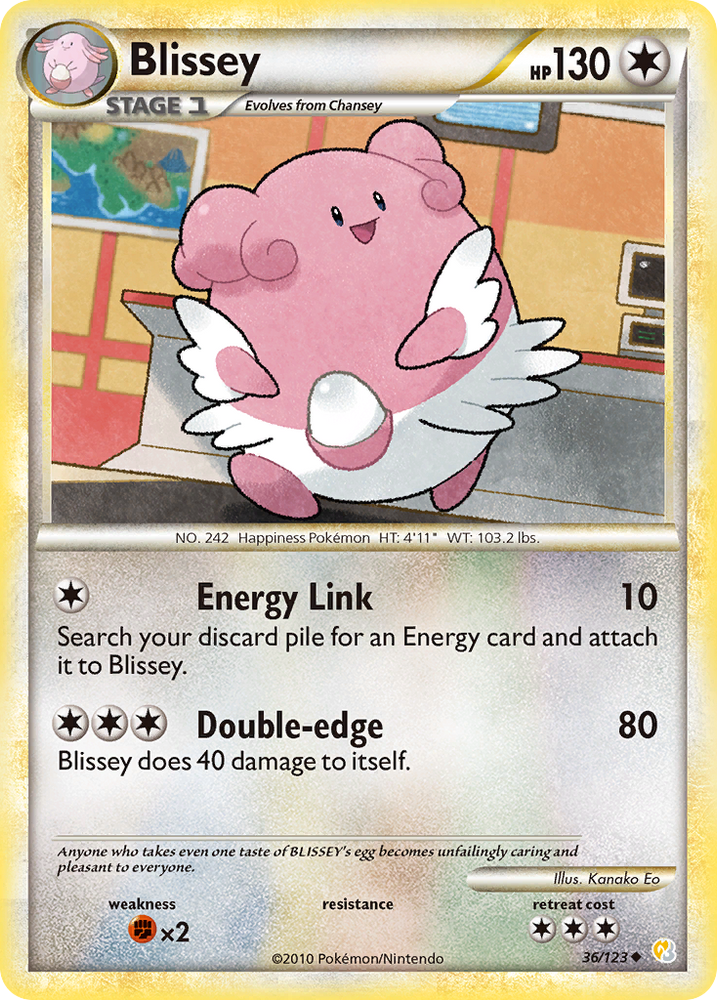 Blissey (36/123) [HeartGold &amp; SoulSilver: Base Set] 