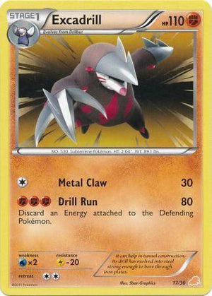 Excadrill (17/30) [Black &amp; White: Trainer Kit - Excadrill] 