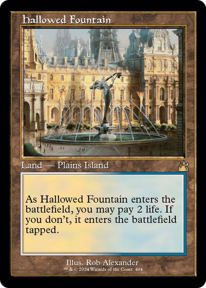 Hallowed Fountain (Retro) [Ravnica Remastered] 