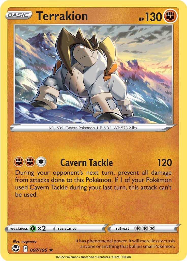 Terrakion (097/195) [Sword & Shield: Silver Tempest] 