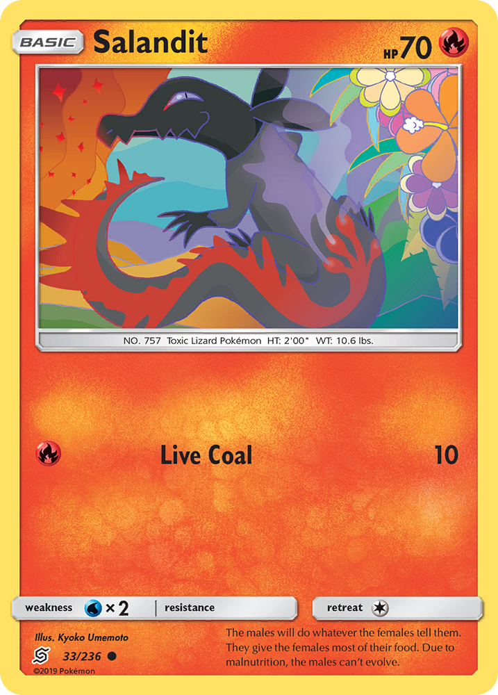 Salandit (33/236) [Sun &amp; Moon: Unified Minds] 