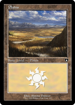 Plains (437) (Retro) [Commander Masters] 