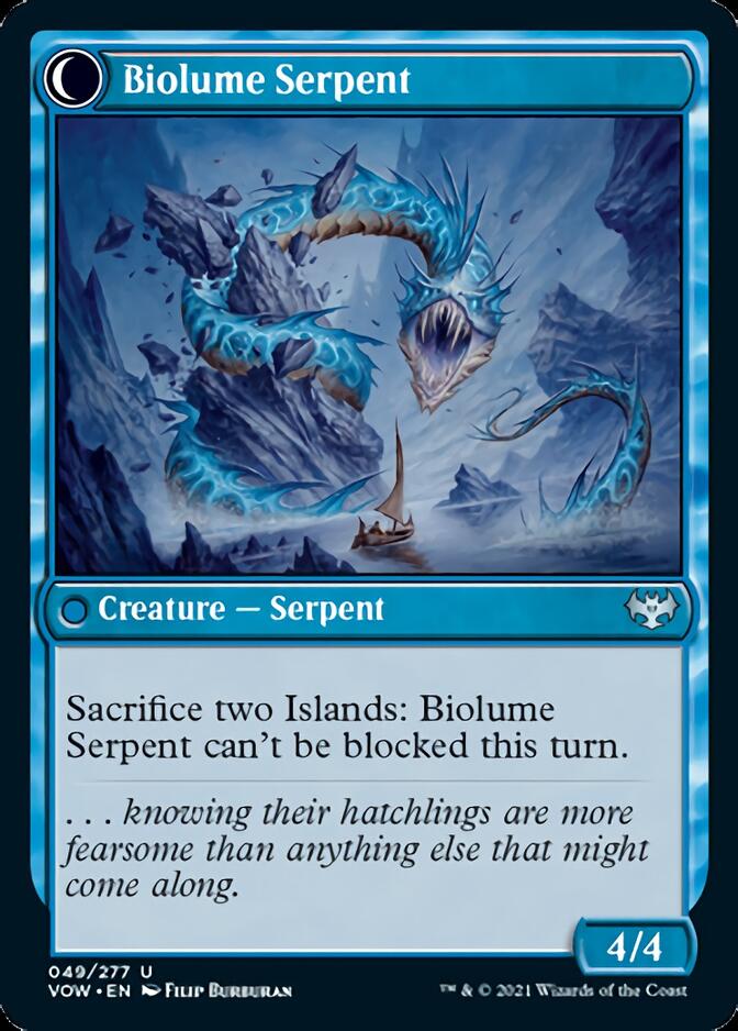 Biolume Egg // Biolume Serpent [Innistrad: Crimson Vow] 