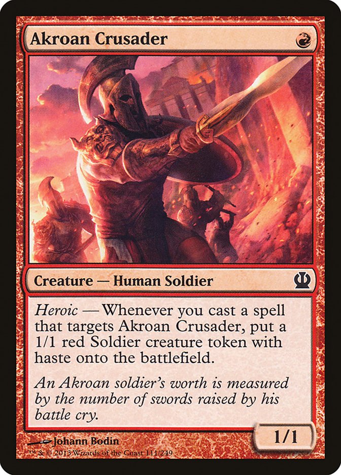 Akroan Crusader [Theros] 