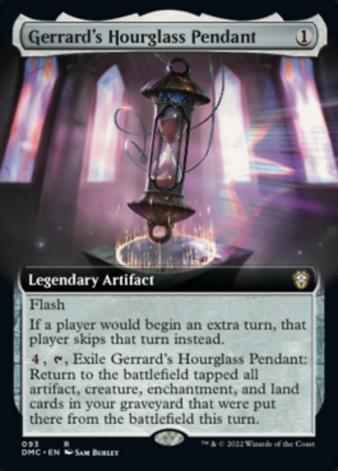 Gerrard's Hourglass Pendant (Extended Art) [Dominaria United Commander] 