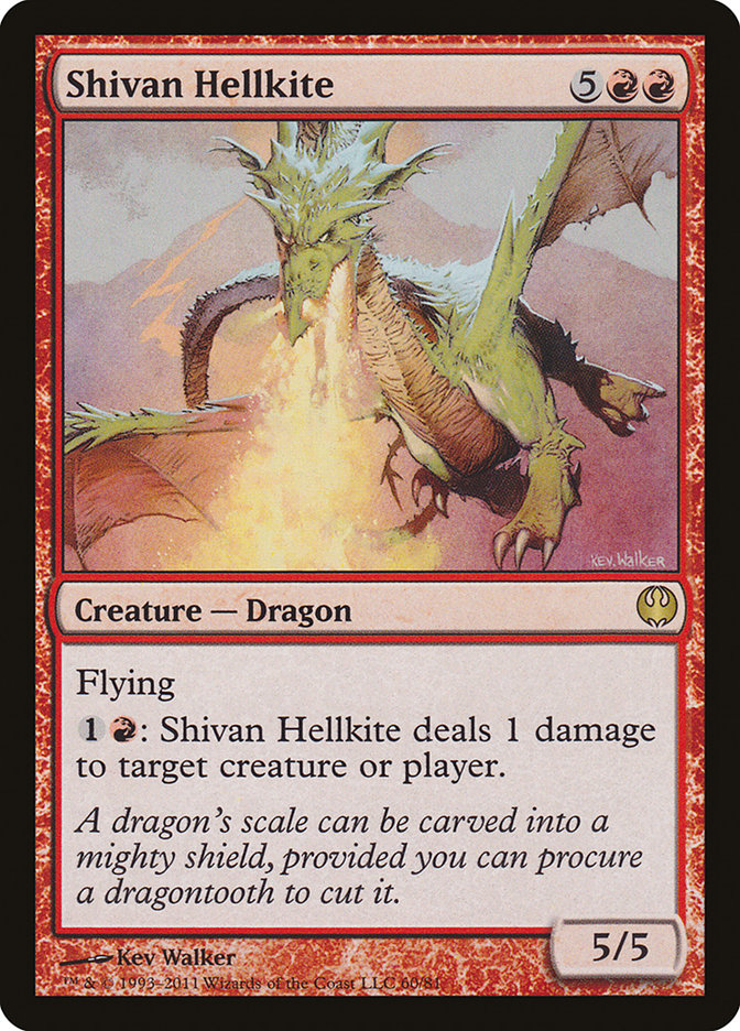 Shivan Hellkite [Duel Decks: Knights vs. Dragons] 