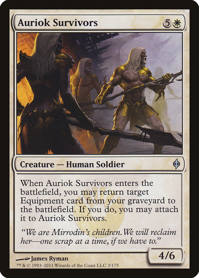 Auriok Survivors [New Phyrexia] 