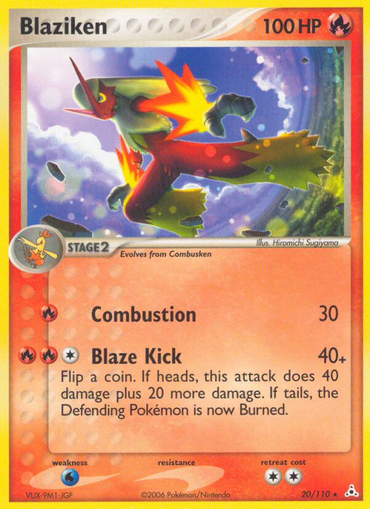 Blaziken (20/110) [EX: Holon Phantoms]