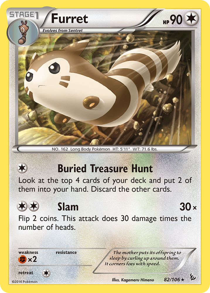 Furret (82/106) [XY: Flashfire] 