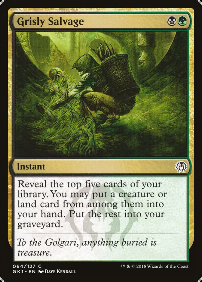 Grisly Salvage [Guilds of Ravnica Guild Kit] 