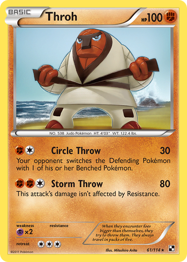 Throh (61/114) [Black &amp; White: Base Set] 