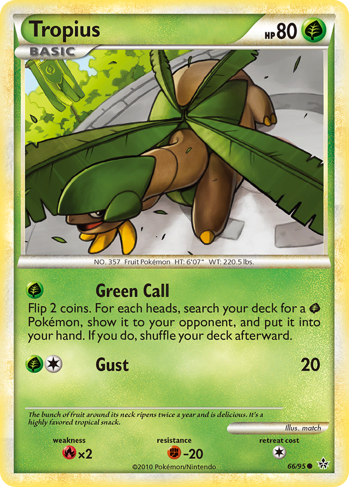 Tropius (66/95) [HeartGold &amp; SoulSilver: Unleashed] 