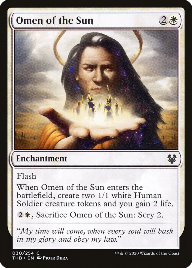 Omen of the Sun [Theros Beyond Death] 