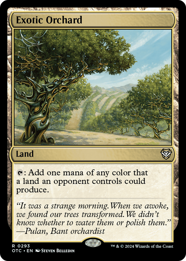 Exotic Orchard [Outlaws of Thunder Junction Commander] 