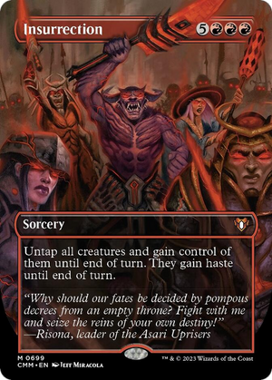 Insurrection (Borderless Alternate Art) [Commander Masters] 