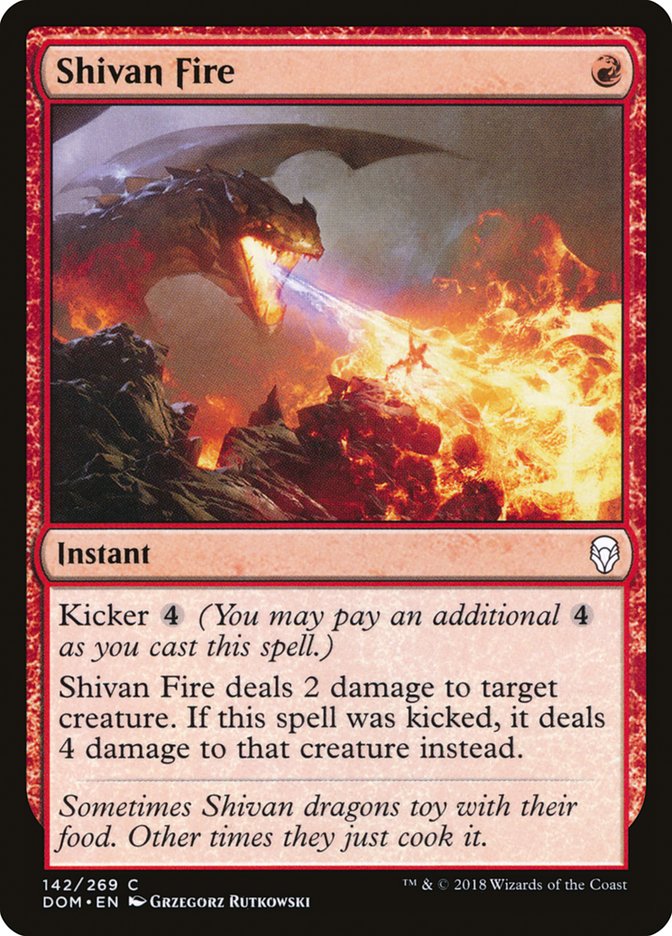 Shivan Fire [Dominaria] 