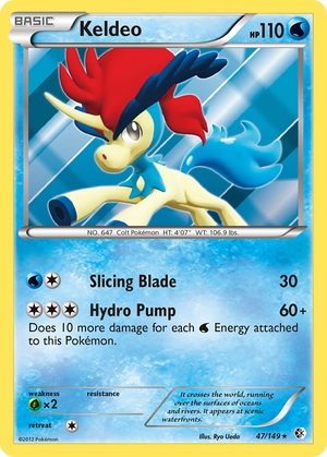 Keldeo (47/149) [Black &amp; White: Boundaries Crossed] 