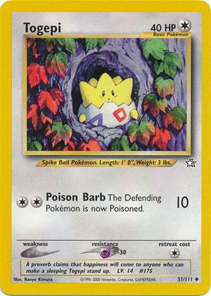 Togepi (51/111) [Neo Genesis Unlimited] 