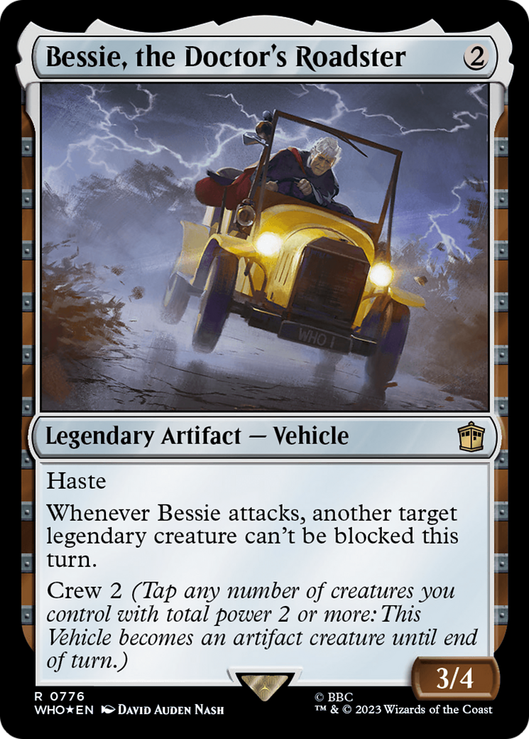 Bessie, the Doctor's Roadster (Surge Foil) [Doctor Who] 