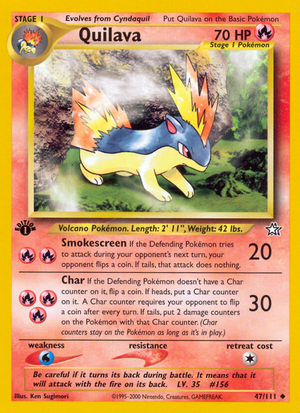 Quilava (47/111) [Neo Genesis 1st Edition] 