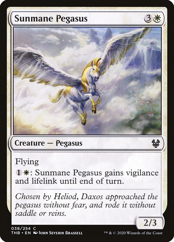 Sunmane Pegasus [Theros Beyond Death] 