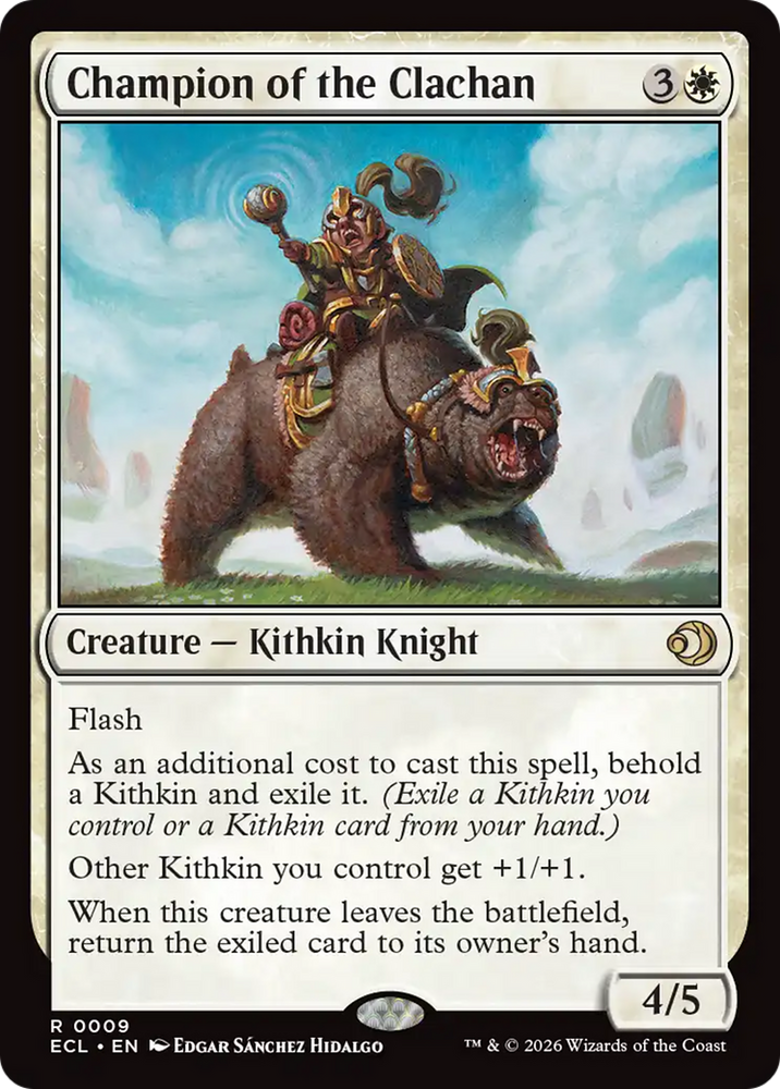 Champion of the Clachan [Lorwyn Eclipsed]