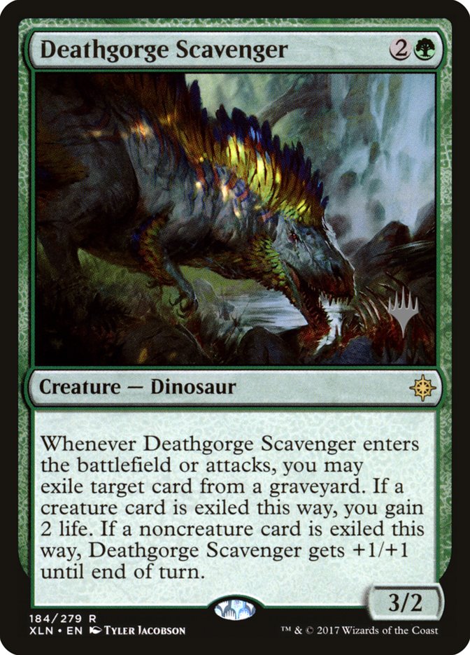 Deathgorge Scavenger (Promo Pack) [Ixalan Promos] 