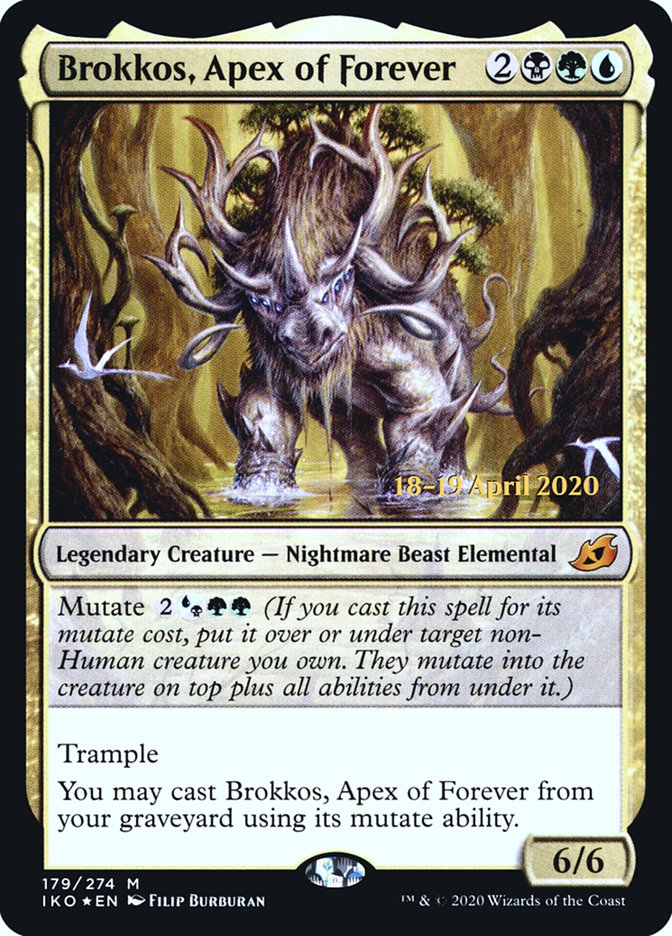 Brokkos, Apex of Forever [Ikoria: Lair of Behemoths Prerelease Promos]