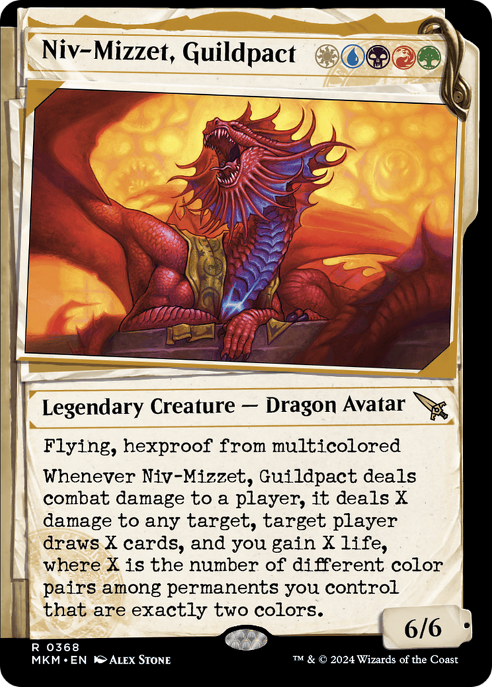 Niv-Mizzet, Guildpact (Showcase) (368) [Murders at Karlov Manor] 