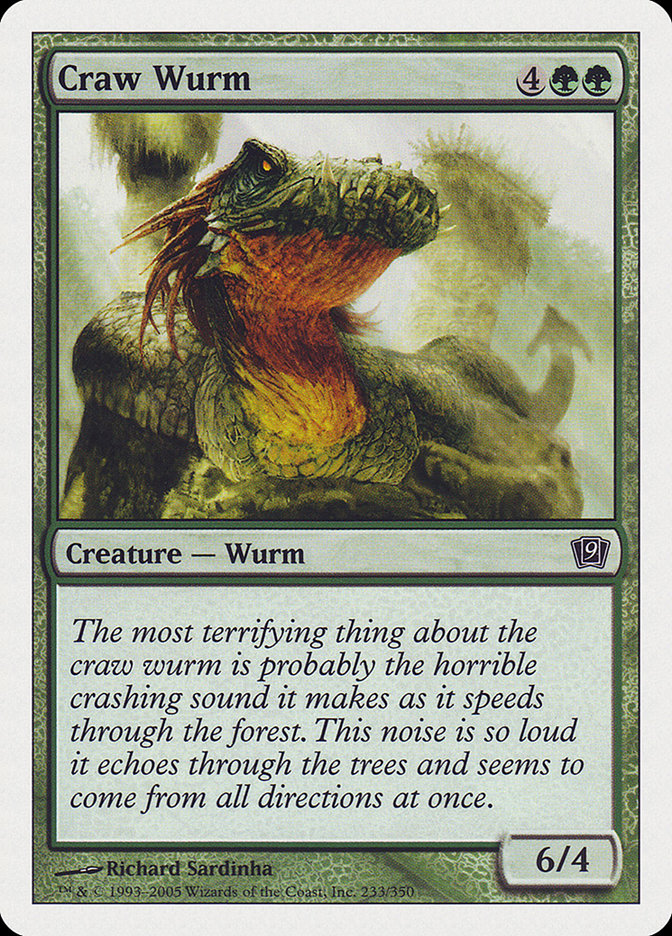 Craw Wurm [Ninth Edition] 