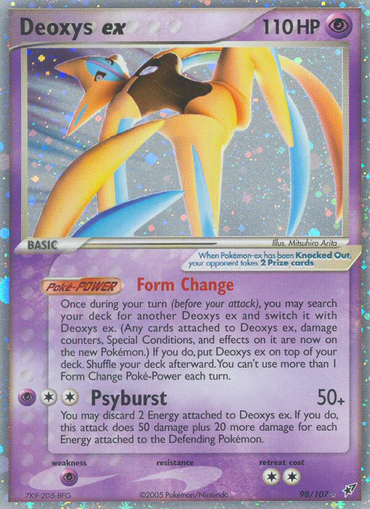 Deoxys ex (98/107) [EX: Deoxys]