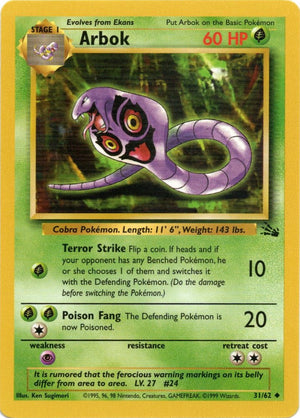 Arbok (31/62) [Fossil Unlimited] 