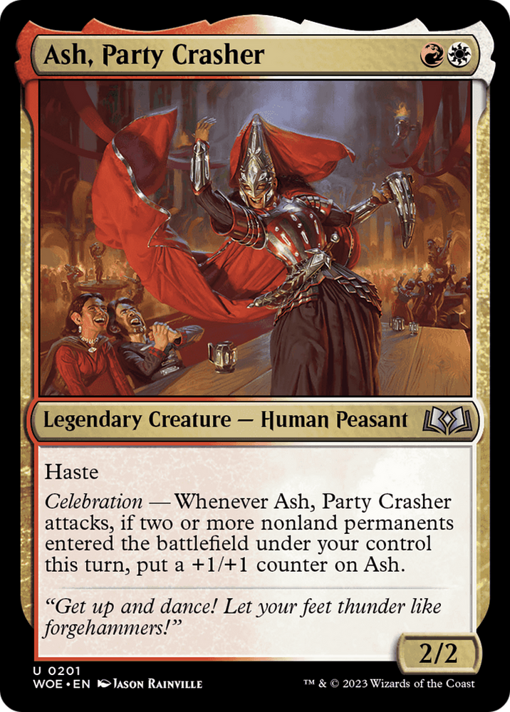 Ash, Party Crasher [Wilds of Eldraine] 