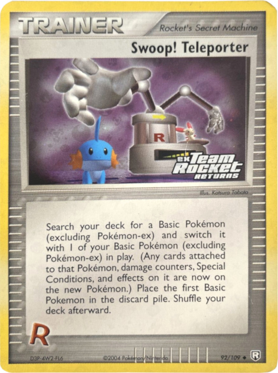 Swoop! Teleporter (92/109) (Stamped) [EX: Team Rocket Returns]