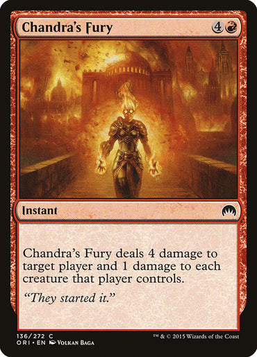 Chandra's Fury [Magic Origins] 