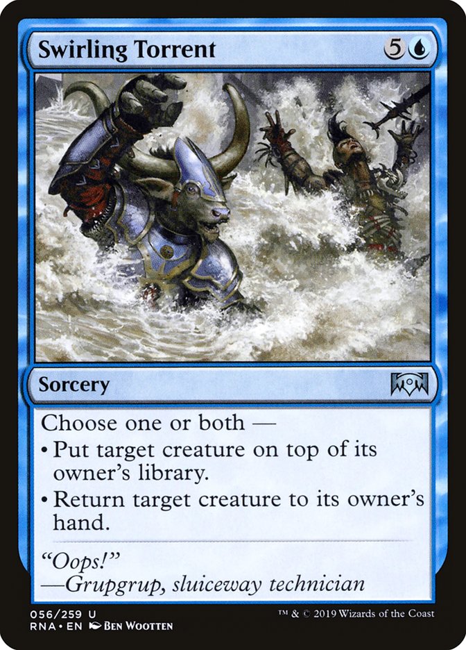 Swirling Torrent [Ravnica Allegiance] 