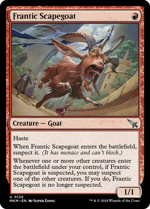 Frantic Scapegoat [Murders at Karlov Manor] 