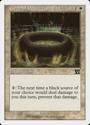 Circle of Protection: Black [Classic Sixth Edition]