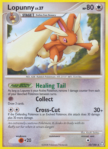 Lopunny (33/146) [Diamond &amp; Pearl: Legends Awakened] 