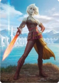 Nahiri, Heir of the Ancients 1 Art Card [Zendikar Rising Art Series] 